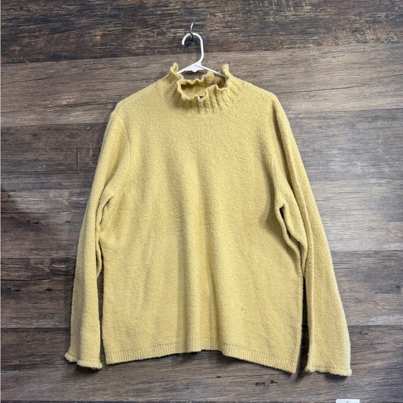 JM Collection Tan Turtleneck Sweater - Picture 1 of 8
